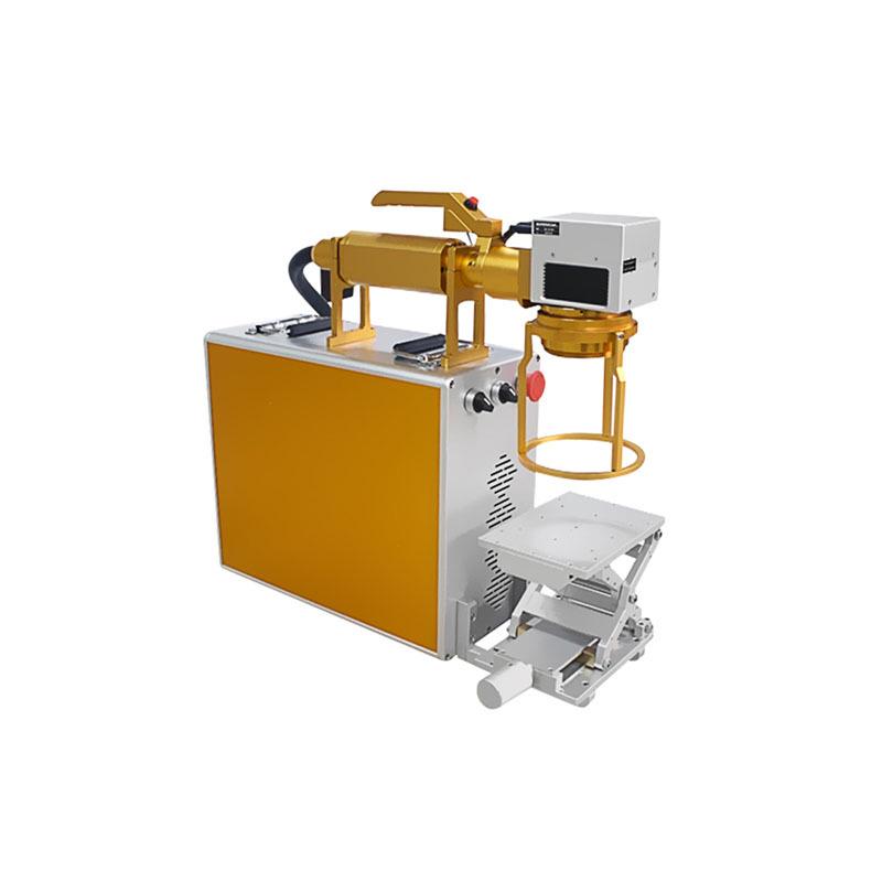 200W Pull-Rod Type Stainless Steel Laser Marking Machine for Black Marking On Metal