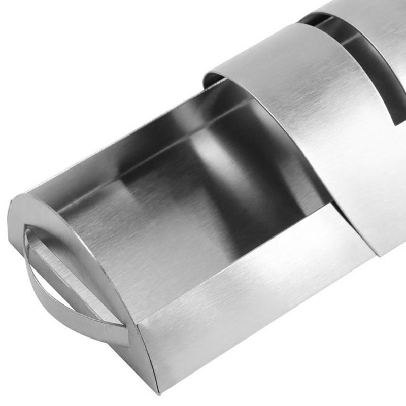 Stainless Steels Smoked Box BBQ Cooking Smoked Generator BBQ Grill Smoker Box Tube Grilling Accessories Easy to Use