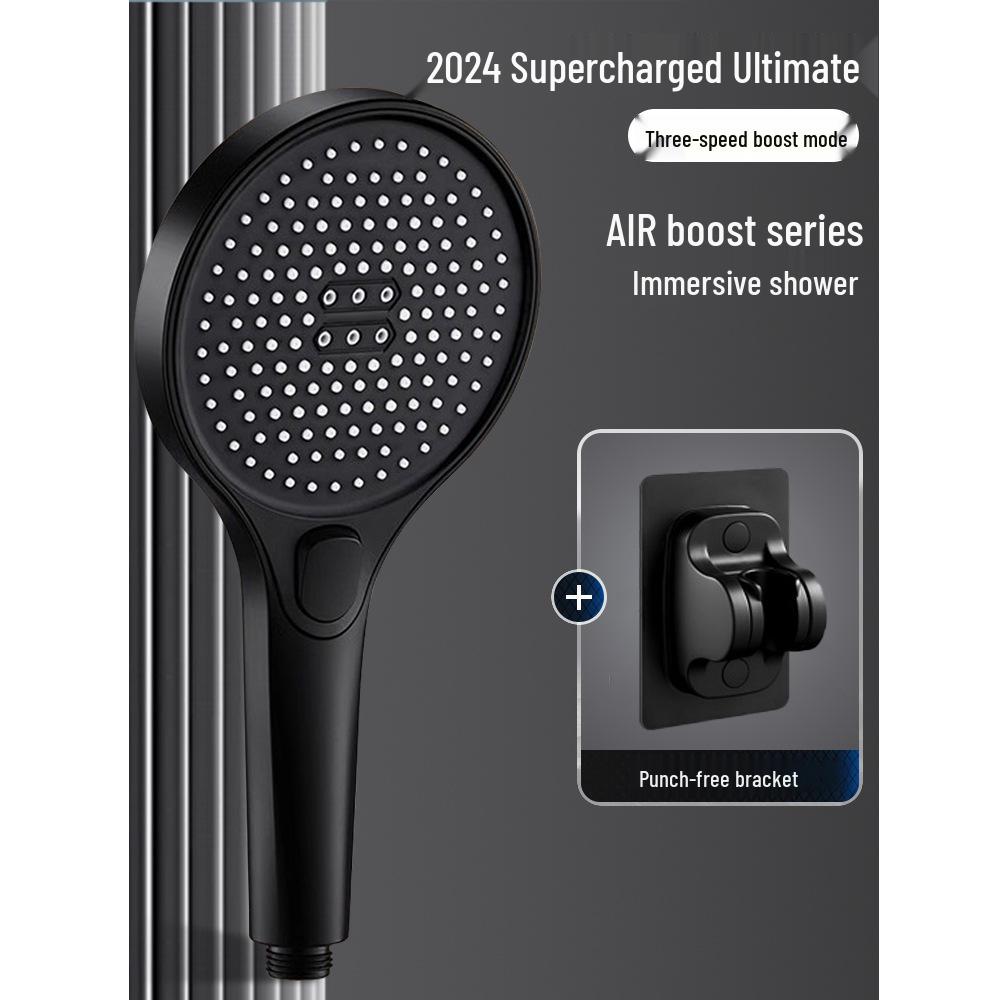 German High-Pressure Rainfall Shower Head Set - Extra Strong Water Output for Household Bathrooms