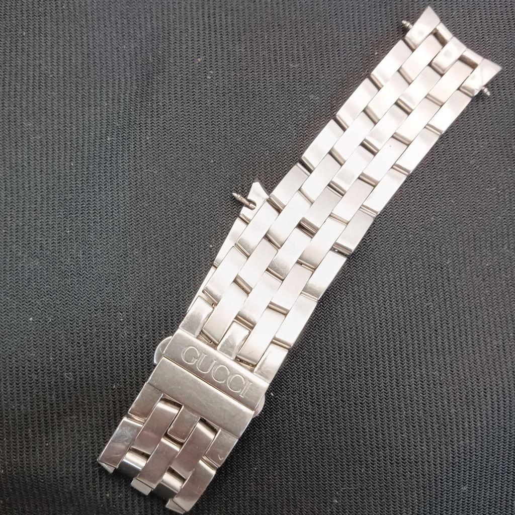 Used 0711-1 GUCCI 5500M Men's Watch 19mm Replacement Strap Band Genuine Belt