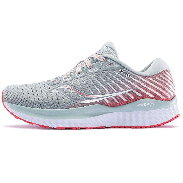 

Saucony Guide 13 Grey Coral Женские кроссовки Небесно-серые S10548-45