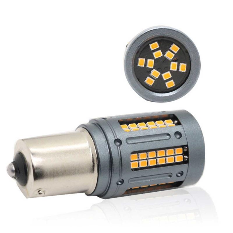 2Pcs Automotive Headlamp Indicator Light LED Bulb 84SMD 6000K Car Fog Light Bulb Automotive Light Bulbs