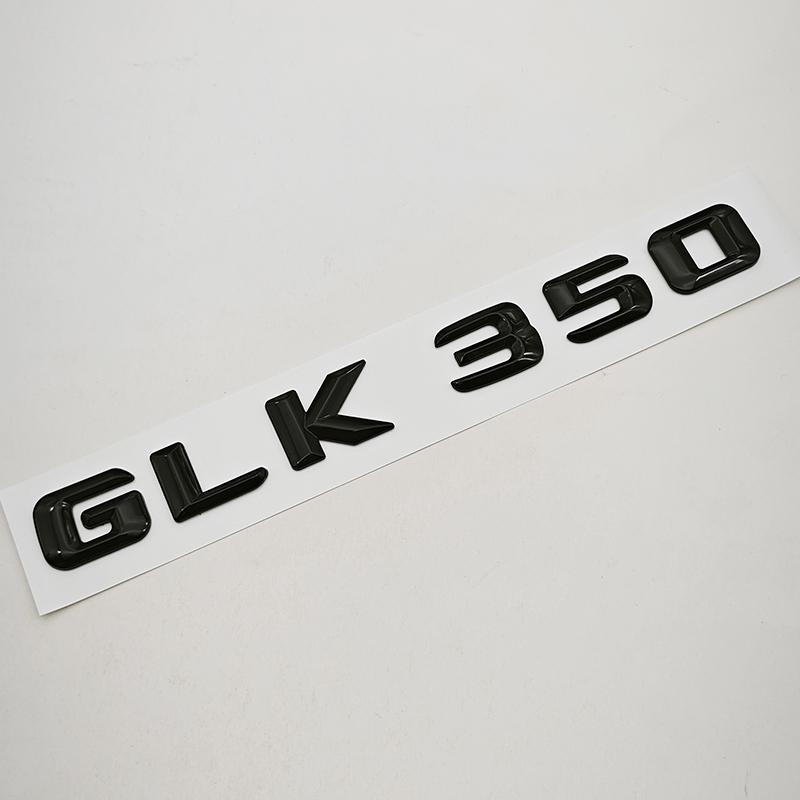 3D ABS Car Letters Logo GLK220 GLK300 GLK350 Badge Rear Trunk Sticker For Mercedes Benz GLK220 GLK300 GLK350 X204 Accessories