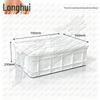 Longhui Plastic Storage Crate with Lid