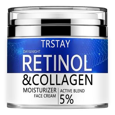 Vitamin C, Retinol und Kollagen Tages- und Nachtcreme, feuchtigkeitsspendend und aufhellend, feine Linien, feuchtigkeitsspendende, straffende und aufhellende Creme