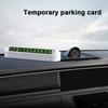 1Pcs Car Temporary Parking Card Sticker Phone Number Card Plate For Mercedes-Benz AMG C500 C200 C300 A B C E GLA CLA GLK GL ML GLE W204 W205 W203 W211