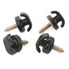 4 Pcs Universal Car Rear Trunk Envelope Cargo Net Tie Down Hook Ring Loop Hanging Car Trunk Hook Interior