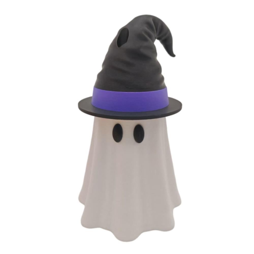 3D Printed Halloween Ghost Can Holder Spooky Ghost Beverage Sleeve Desk Ornament