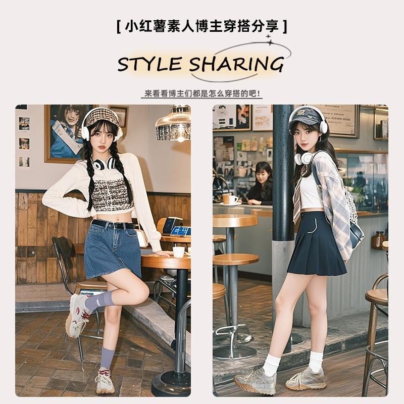 Inner height increase 3cm small size 323334 women's new autumn running sneakers platform dad shoes