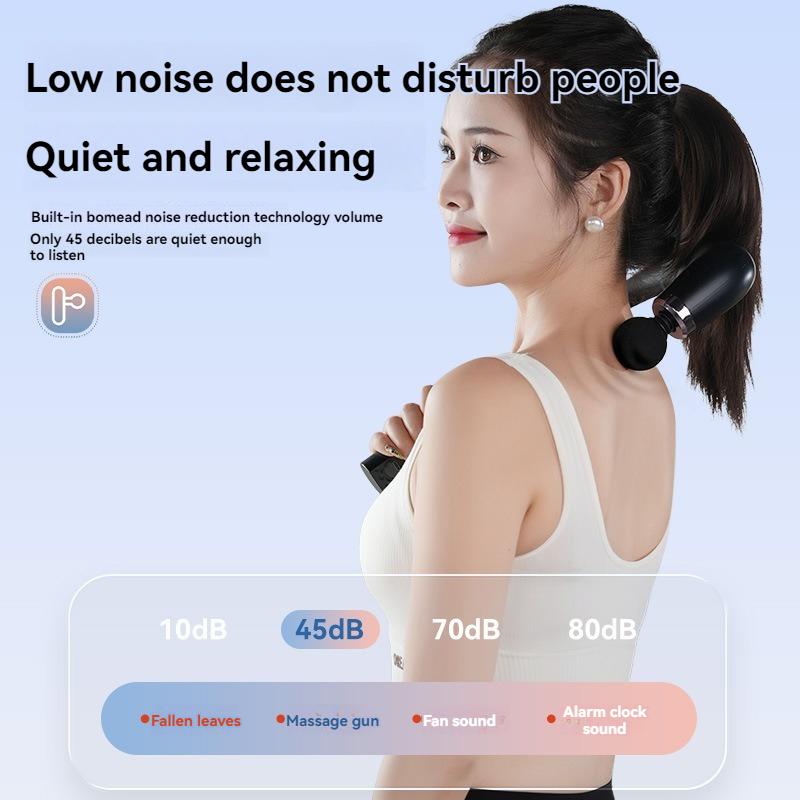Hot Smart Fascia Gun Electric Massager Massage Hammer Electric Fascia Gun Home Handheld Hammer Back Artifact Christmas Gift