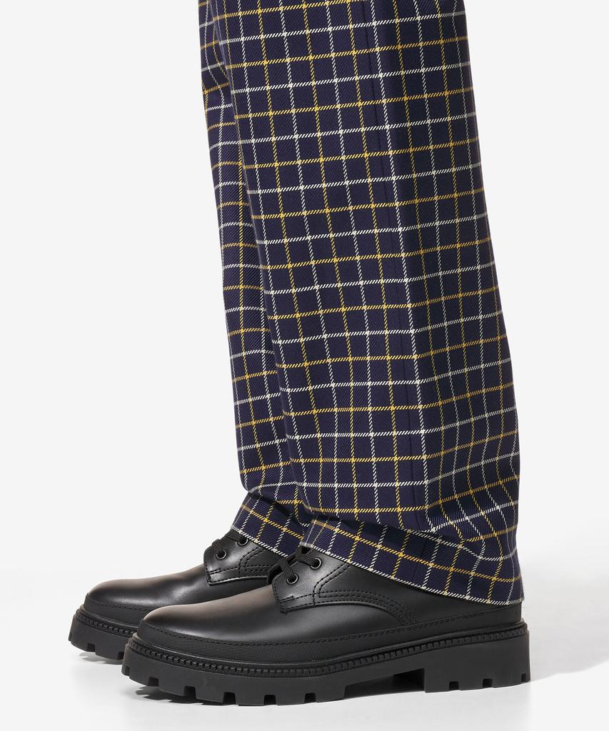 MARNI Check Cotton Wool Pants - Blumarine / Pumu0156A3Utc317Chb94