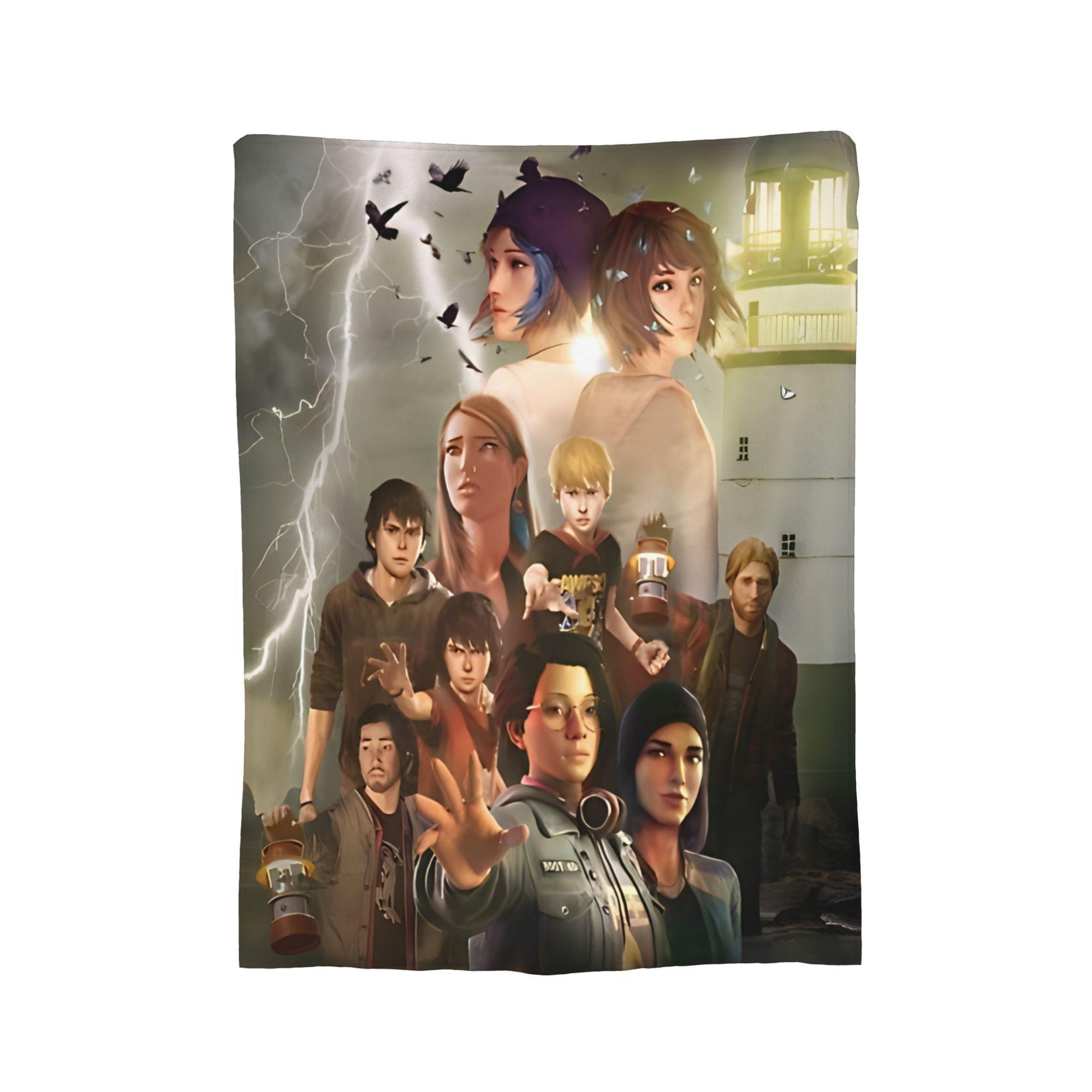 

Life is strange butterfly Blanket Plush Novelty Breathable Throw Blankets for Home Spring/Autumn 75x90cm