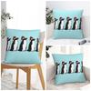 Pillow Case Christmas Humor Square Pillow Cover Cute Funny Cushion Cover Pattern Pillowcases For Office Car Home Decorative