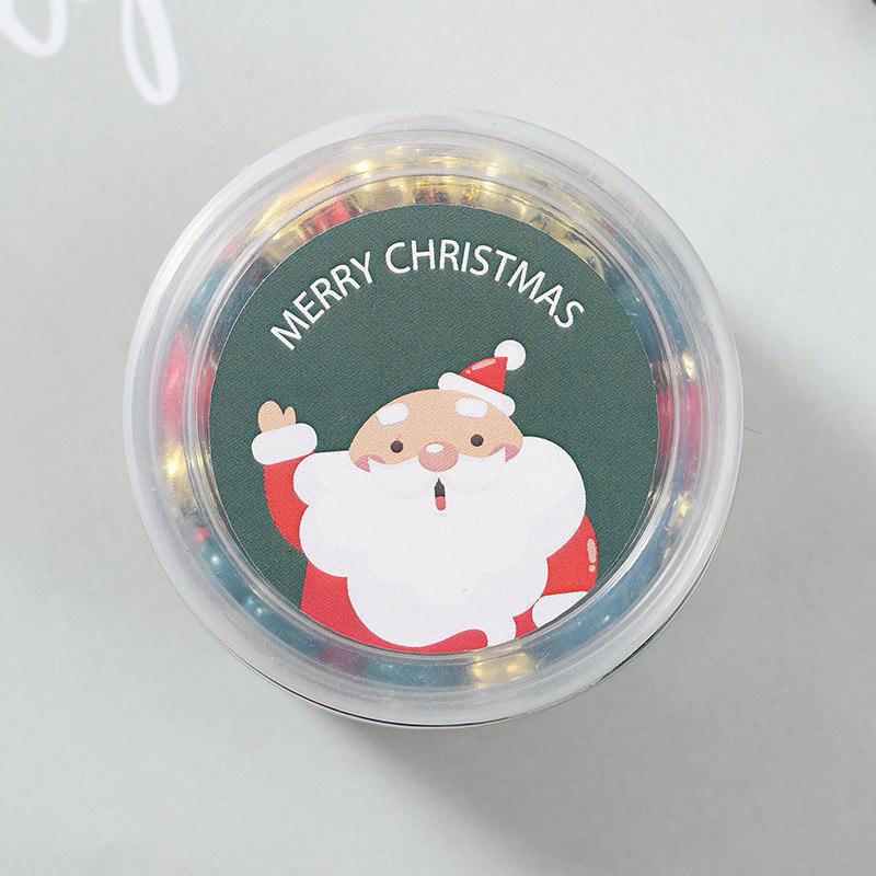Red & Green Creative Christmas Paper Clip Gift Set with Golden Earth Display Box