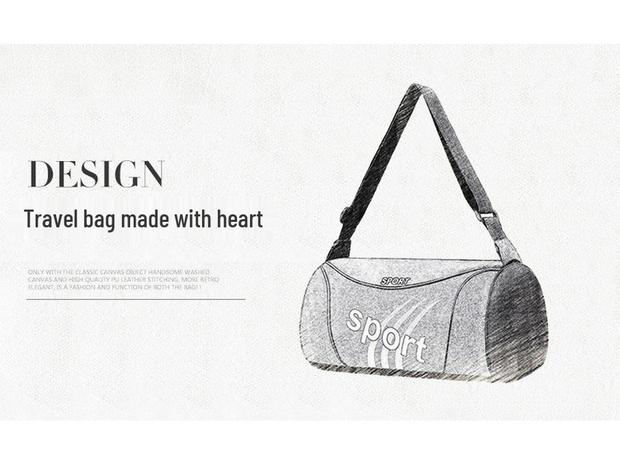 Men's Customizable Sports Fitness Bag - Travel, Outdoor, Portable, and Crossbody Backpack