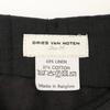 DRIES VAN NOTEN Black waist ribbon belt cotton and linen pleated skirt skirt 34 blackUsed