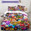 3pcs Brawl Stars Bedding Set Duvet Cover Closure Includes 1 Duvet Cover & 2 Pillowcases, Soft and Comfortable for All Seasons.