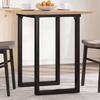 VidaXL Dining Table O-Frame, Dinner Table, Dining Table Kitchen Restaurant Interior, 60x60x75.5cm Pine Wood 3282736