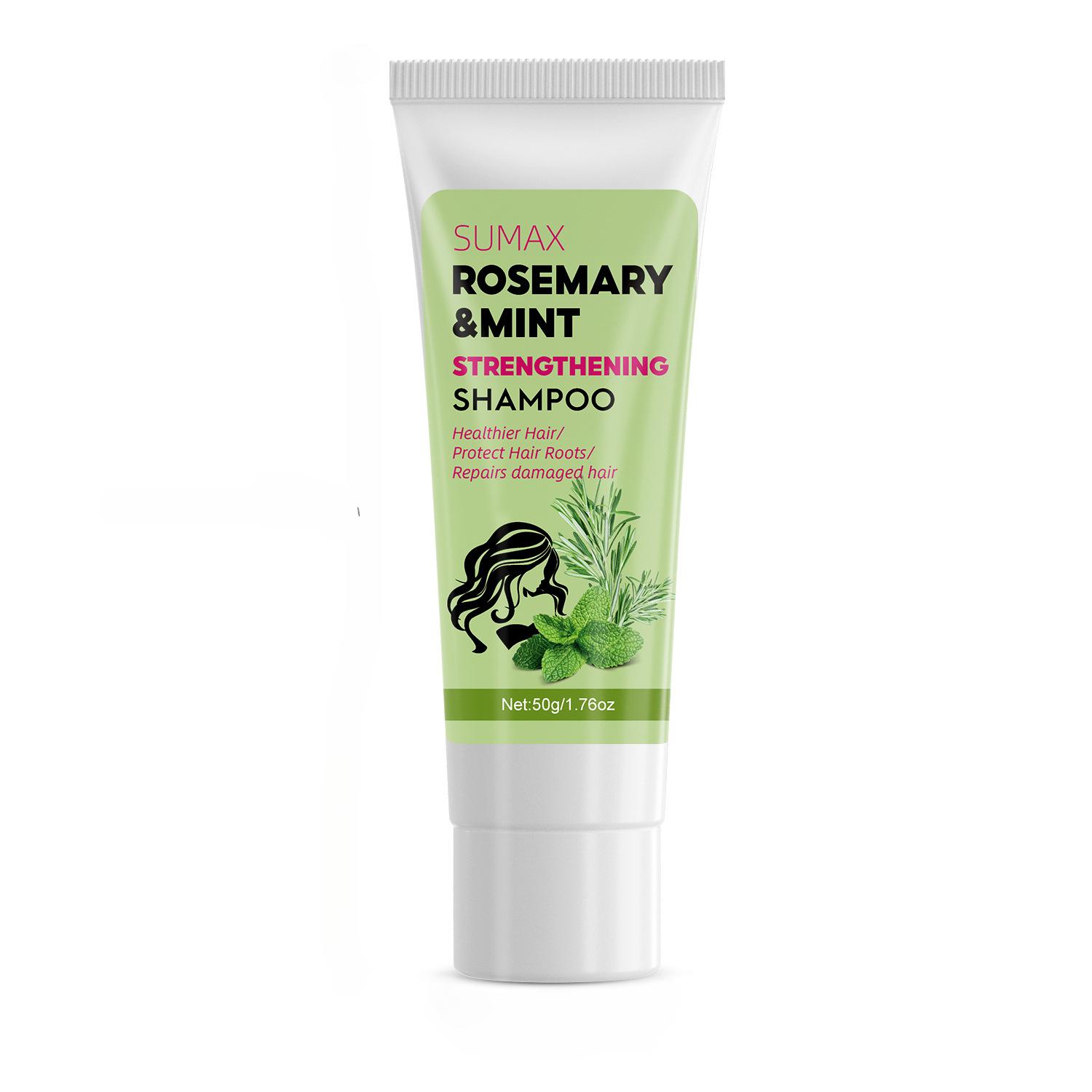 

Шампунь с розмарином и мятой, 50 г, мягкий и гладкий, избавляет от беспокойства 50g