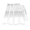 For 2008-2012 Honda Accord Chrome Pillar Post Door Set Molding Trims Accessories