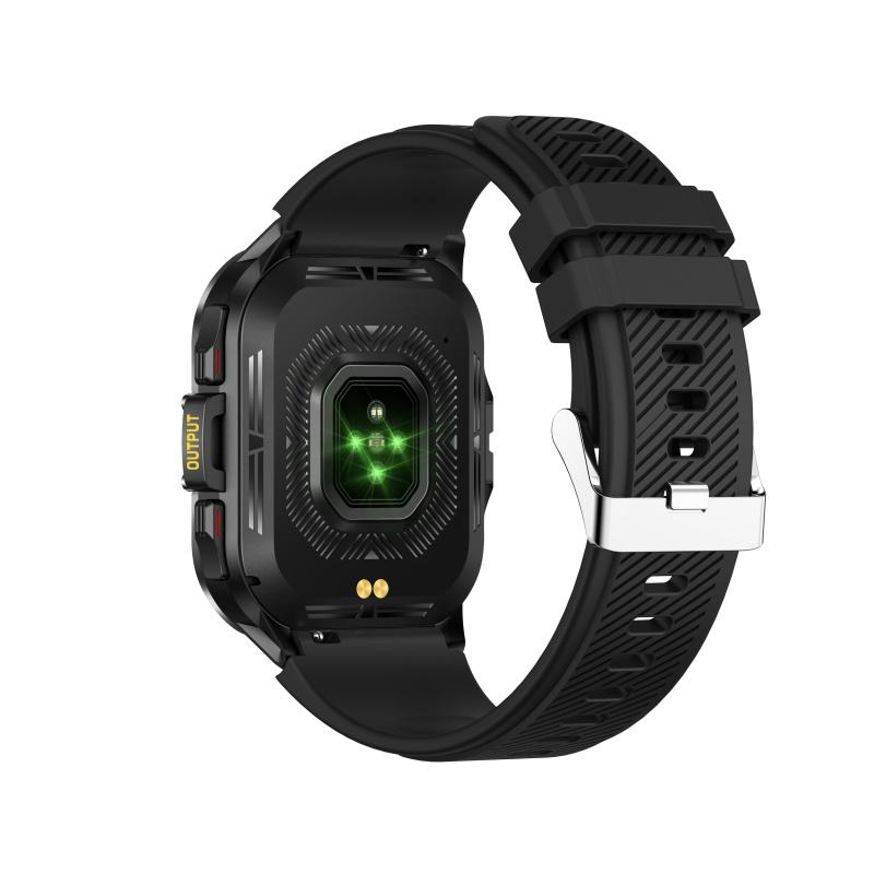 Rainbuvvy T21 Outdoor Smartwatch Dual-mode 1.96inch HD 240x282 BT5.2 Bluetooth Call 280mAh IP67 Waterproof Android Rugged Smart Bracelet