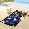Name Custom King Jackson Print Beach Towel, Large Soft Quick Dry Towel for Beach Camping Swimming