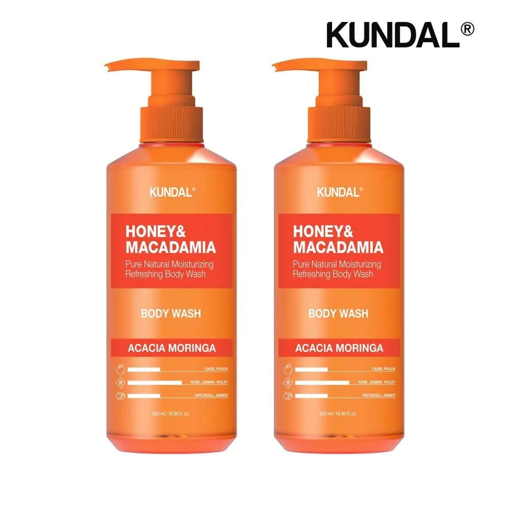 

KUNDAL Honey & Macadamia Pure Body Wash Acacia Moringa 500ml x2