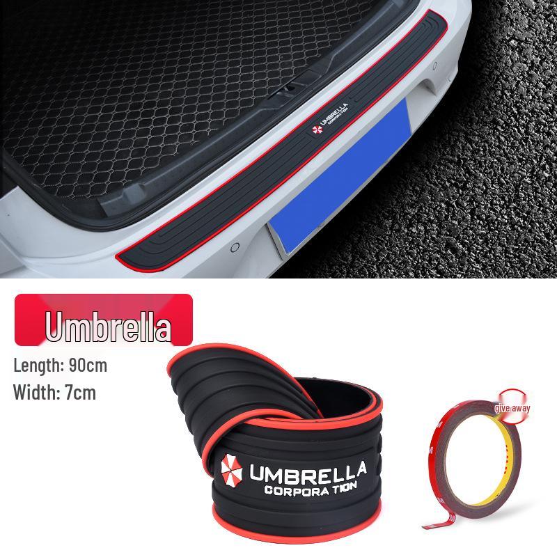 Rear Trunk Anti-Collision Rubber Protector Strip