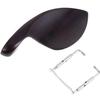 Ebony Violin Chin Rest with Screws