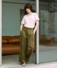 ZEROSTREET [2 Colors] Le Zero Linen Double-Pleat Wide Pants