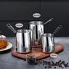 Coffee Milk Frothing Pitcher Jug Latte Art Cup 304 Stainless Steel Long Handle Double-sided Scale High Quality Coffee Utensils