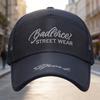 Stylish Letter Print Baseball Cap With Adjustable Strap And Sun Protections Breathable Outdoor Hat For Men Women