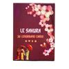 Las Cartas Lenormand Sakura - Baraja de 36 Cartas con Palabras Clave - Cartas Oráculo Temáticas de Flor de Cerezo Japonés 9*6cm