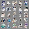 50 Assassin Wu Liuqi Cartoon Stickers: Chinese Animation Decor for Laptops & Tablets