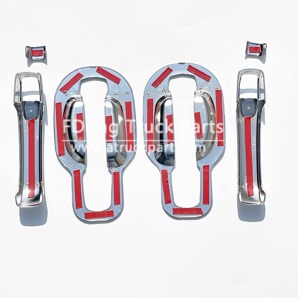 Door handle garnish with button cover for Hino Airloop truck door knob Truck accessories and exterior Profia/Ranger Pro. Chrome-plated parts. parts.