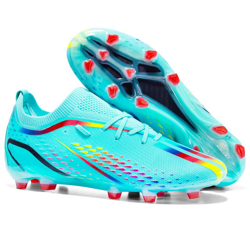 POZONG Unisex Youth Firm Ground Soccer Training Cleats 35