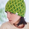 VARZAR VA Pattern Jacquard Beanie Green