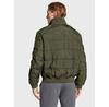Зимняя куртка Calvin Klein, стеганое одеяло из микс-медиа K10K110331, зелёная, стандартный крой