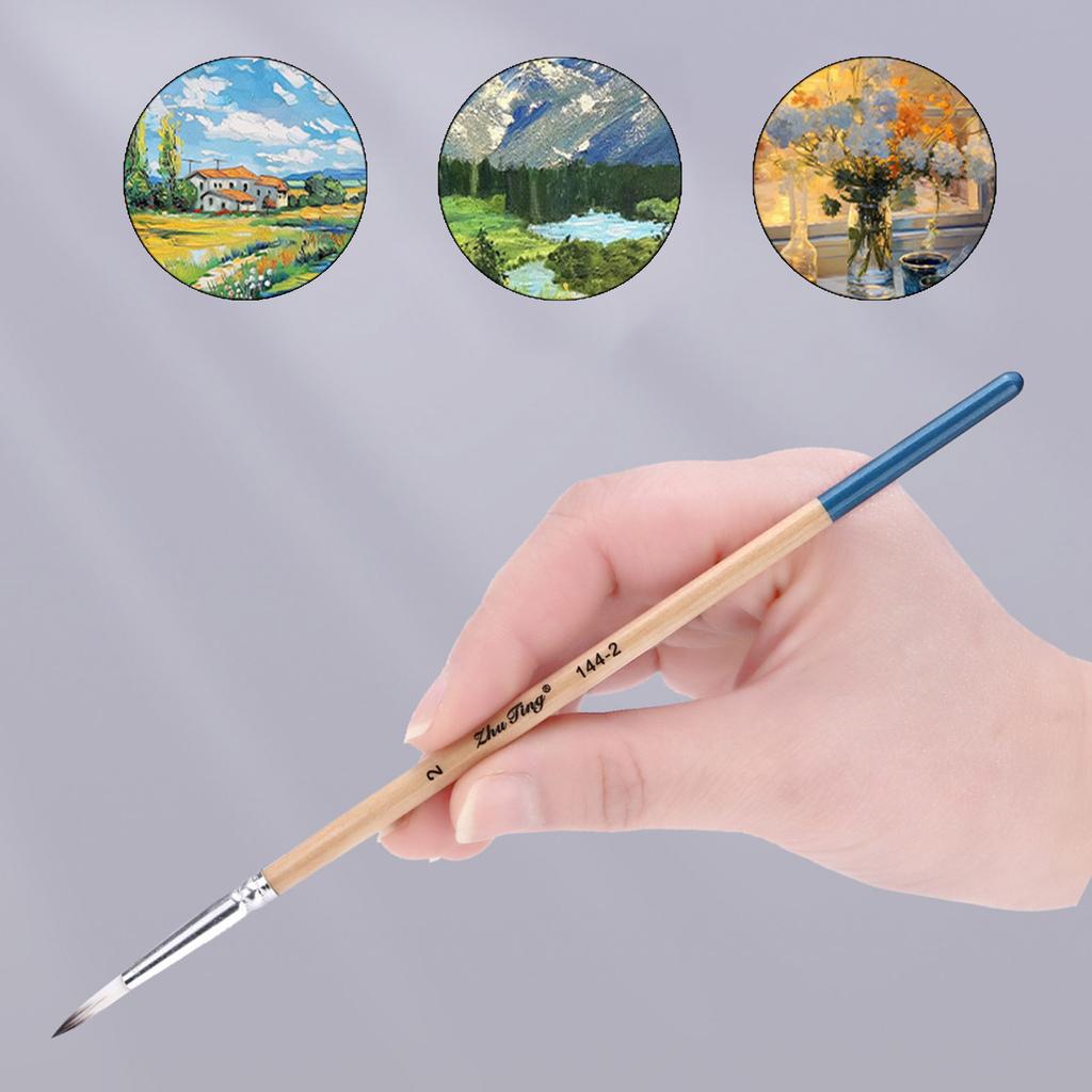6 Pcs Paint Brush Set Acrylic Paint Brushes Art Painting Brush Artist Paint Brushes Drawing Supplies for Painting