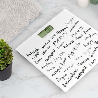Ekstra İnce Kişisel Terazi Hws50 Beyaz