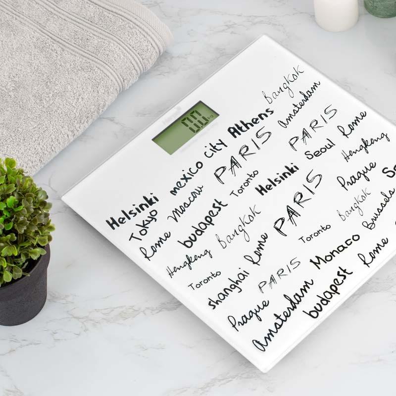 Bardzo cienka waga osobista Hws50 White Harper