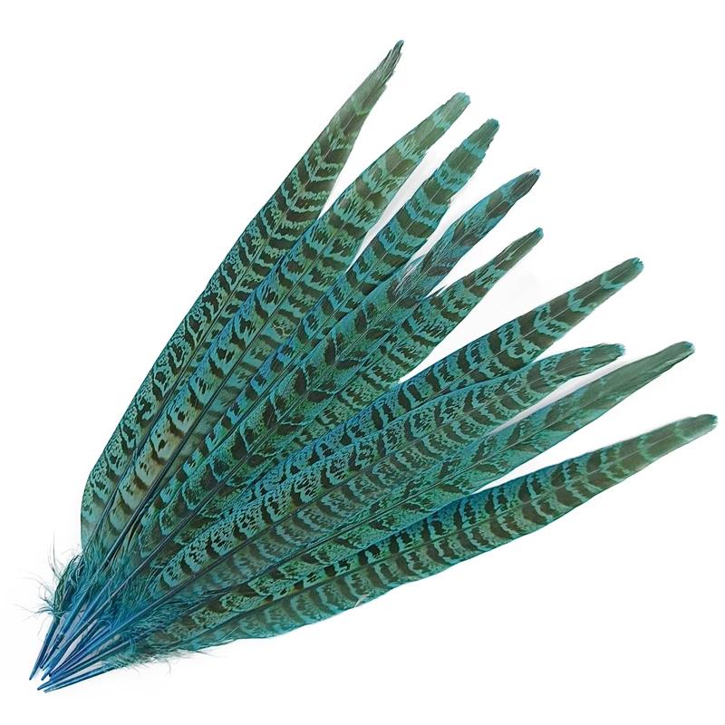 Colorful Pheasant Feathers Table Centerpieces Handicraft Accessories 25-30Cm Natural Plumes Diy Headdress Decoration