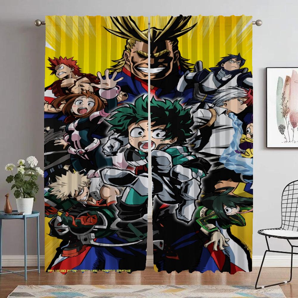 

CSMY My Hero Academia Curtain оконная занавеска W60xH90cmx2pcs-CL
