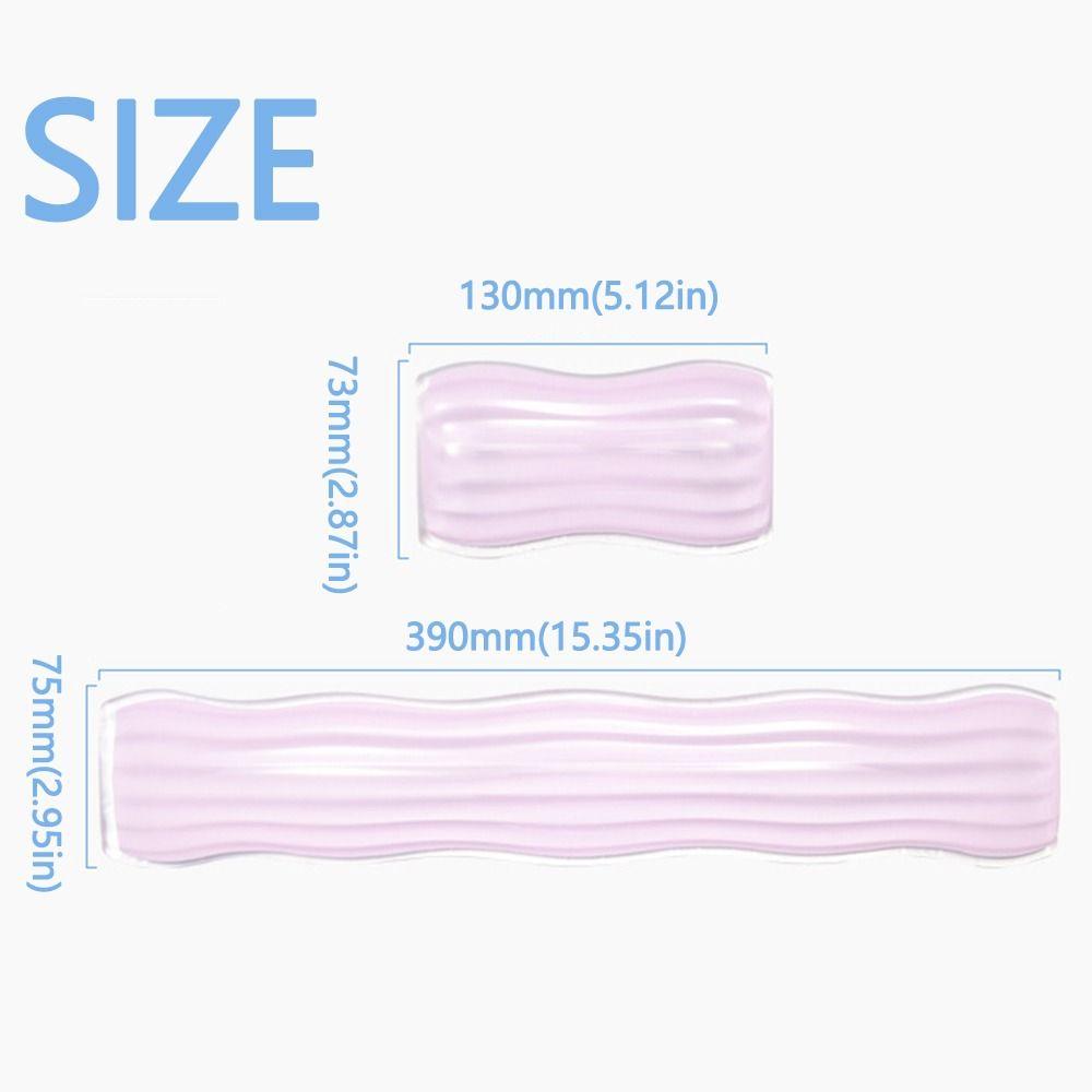 Creative Clear Mouse Wrist Rest Transparent Mouse Wrist Support Pad Gel Wrist Rest Pad Laptop