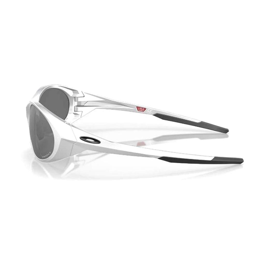 Oakley Eyejacket Redux II Sunglasses Silver Prizm Black Polarized Unisex Eyewear OO9438-0558