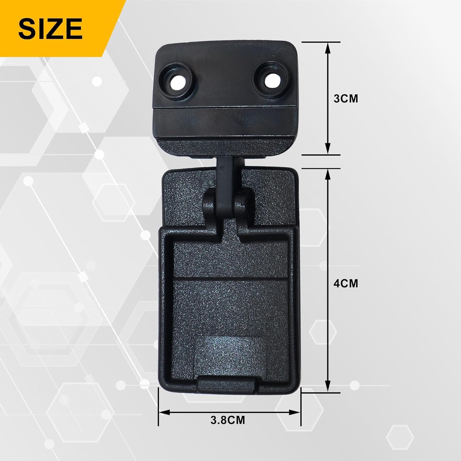 GXARTS Rear Sliding Window Lock Latch Replace 69370-35010 Compatible with 1995-2000 Toyota Tacoma 1989-1995 Pickup 1992-2005 Hilux 1993-1998 T100
