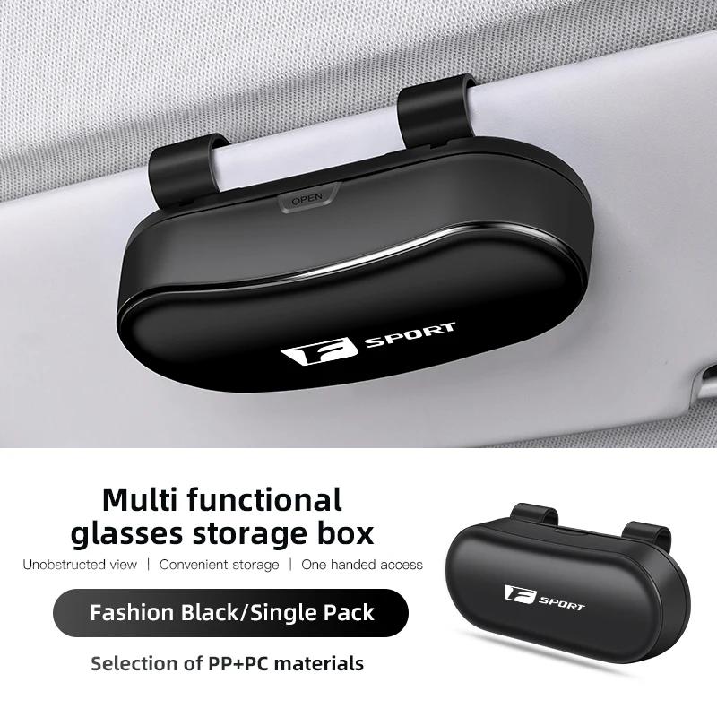 YMIN2 Lexus Car Glasses Box Car Sunglasses Holder Sun Visor Storage Case For ES300h IS300h IS250 LX570 NX300h RX400h UX LX600 Ct200h
