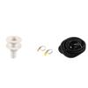 1-1/8'' Hose Bilge Pump Installation Kit for Boats Hose Thru Hull & Clamps Kit