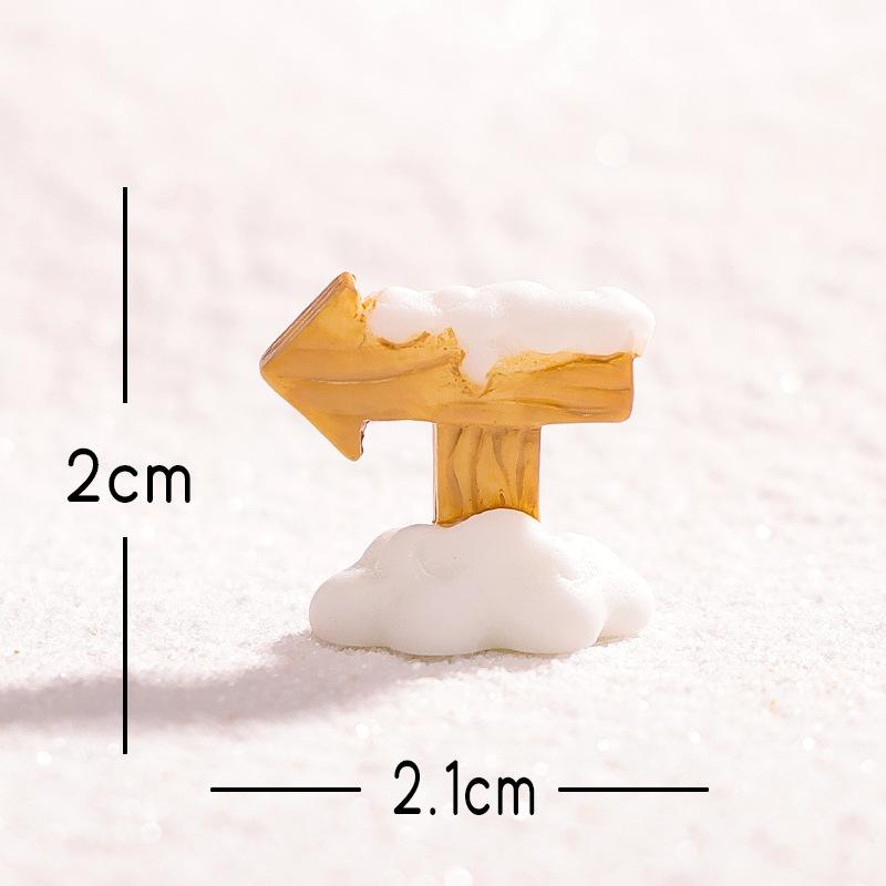 Christmas Simulation Cute Snowman Micro-landscape Car Decoration, Resin Craft Decorative Small Decoration Accessories