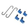 Brake Fluid Line Clamp Tool with Caliper Hangers 5 16in 3 8in 1 2in Banjo Brake Line Stopper Kit for Transmission